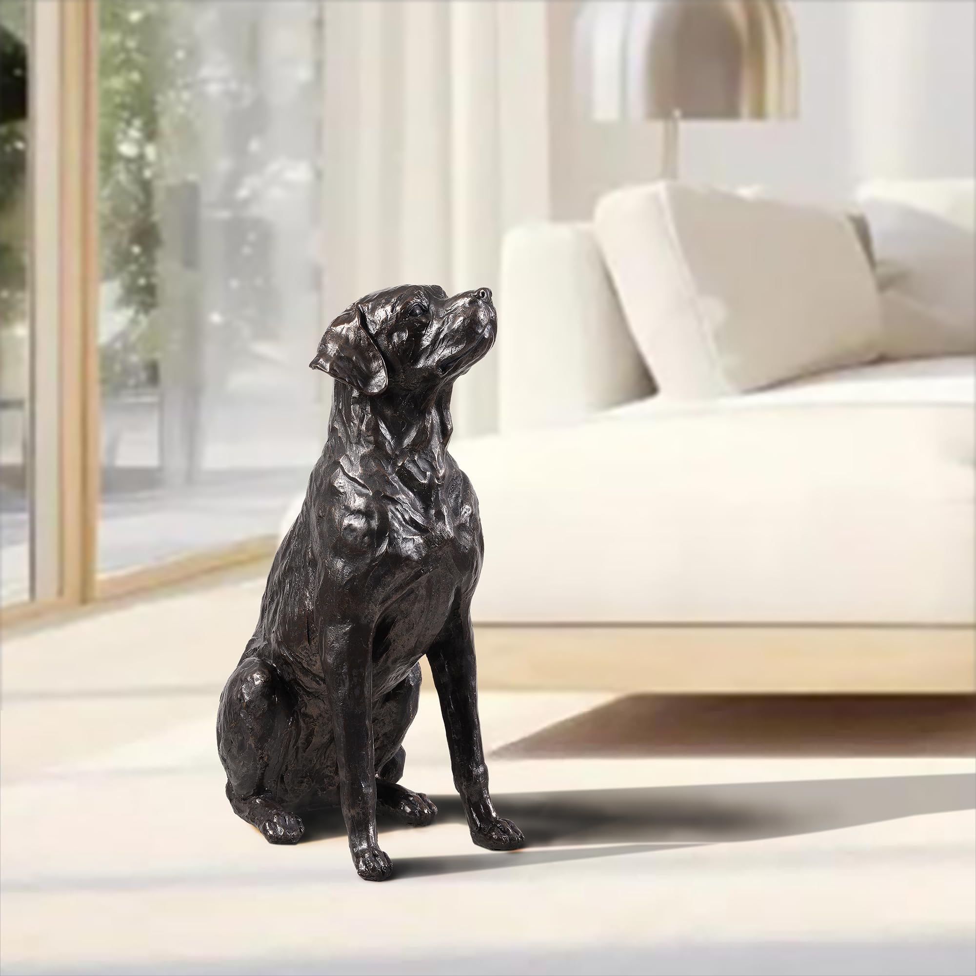Amazon.com: Hi-Line Gift Ltd. Bronze Sitting Labrador Life Size